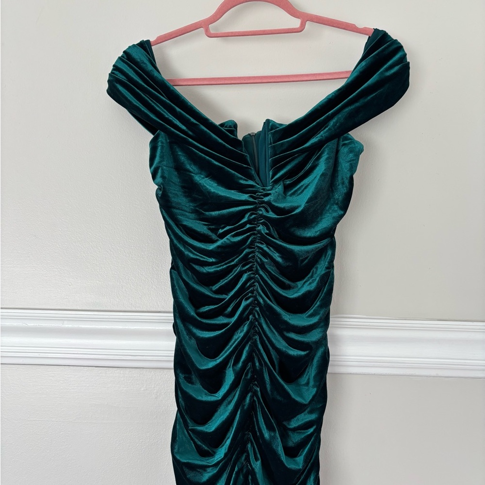 Club L London Green Strapless Dress